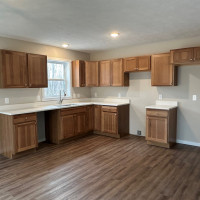 Standard Stained Hickory Cabinets