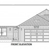 Heritage Estates lot 200 Front Elevation
