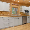 Manistee Log Home Kitchen