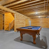 Manistee Log Home Basement