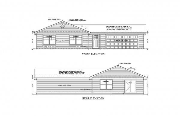 Wistrand Woods lot 5 Front Elevation