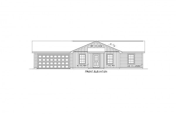 Wistrand Woods lot 4 Front Elevation