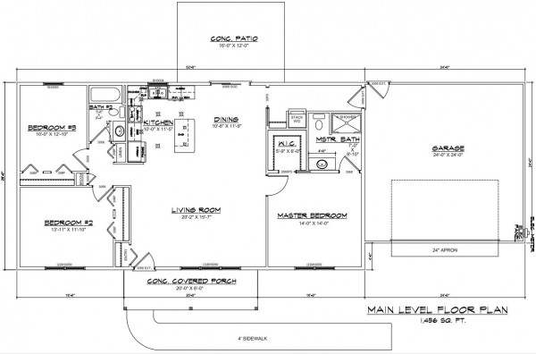Heritage Estates lot 170 Floor Plan