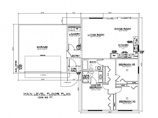 Center Place lot 29 Floor Plan