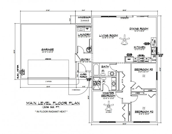 Woodbury Estates lot 38 Floor Plan