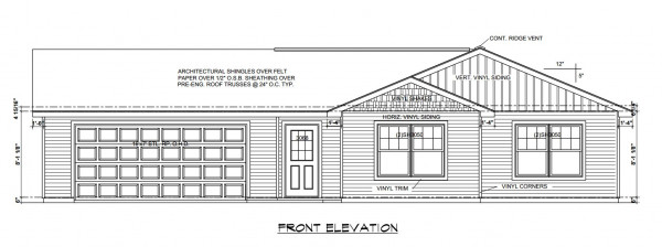 Holiday Forest Lot 27 Front Elevation