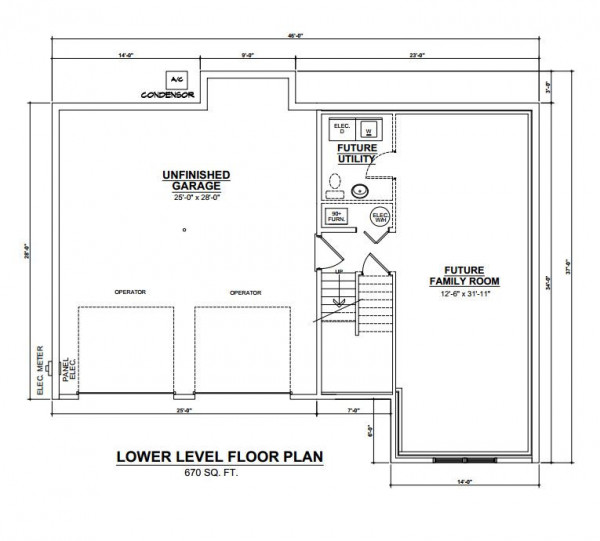 Holiday Forest Lot 32 Basement