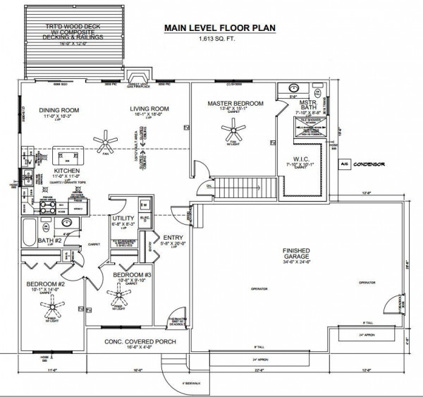 Heritage Estates lot 200 Floor Plan