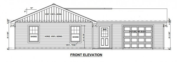 Wistrand Woods Lot 39 Front Elevation