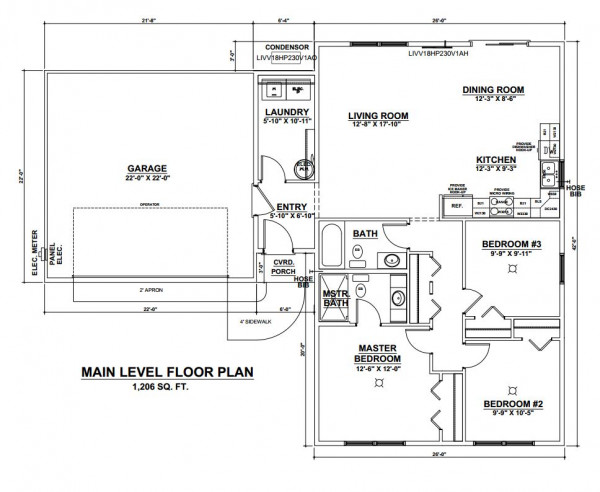 Center Place Lot 9 Floor Plan