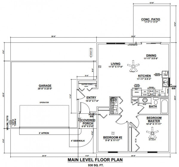 Wistrand Woods lot 18 Floor Plan