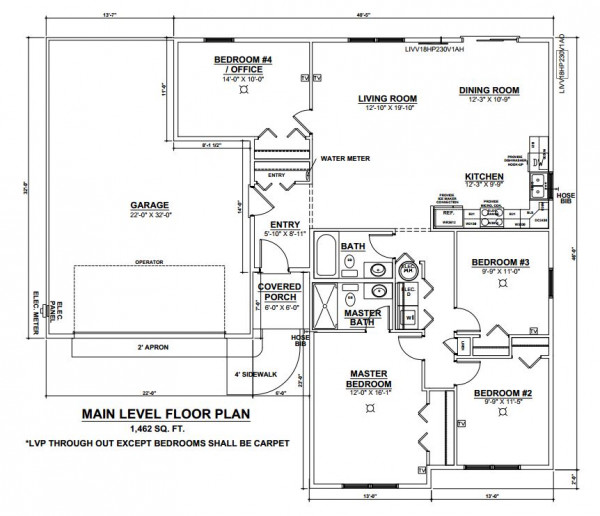 Center Place Lot 8 Floor Plan
