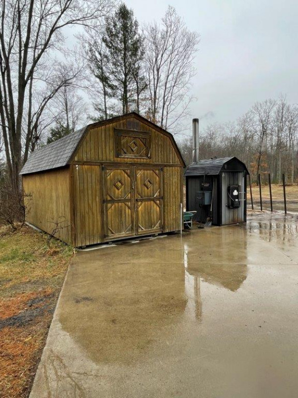 Manistee Home Shed & Wood Boiler 