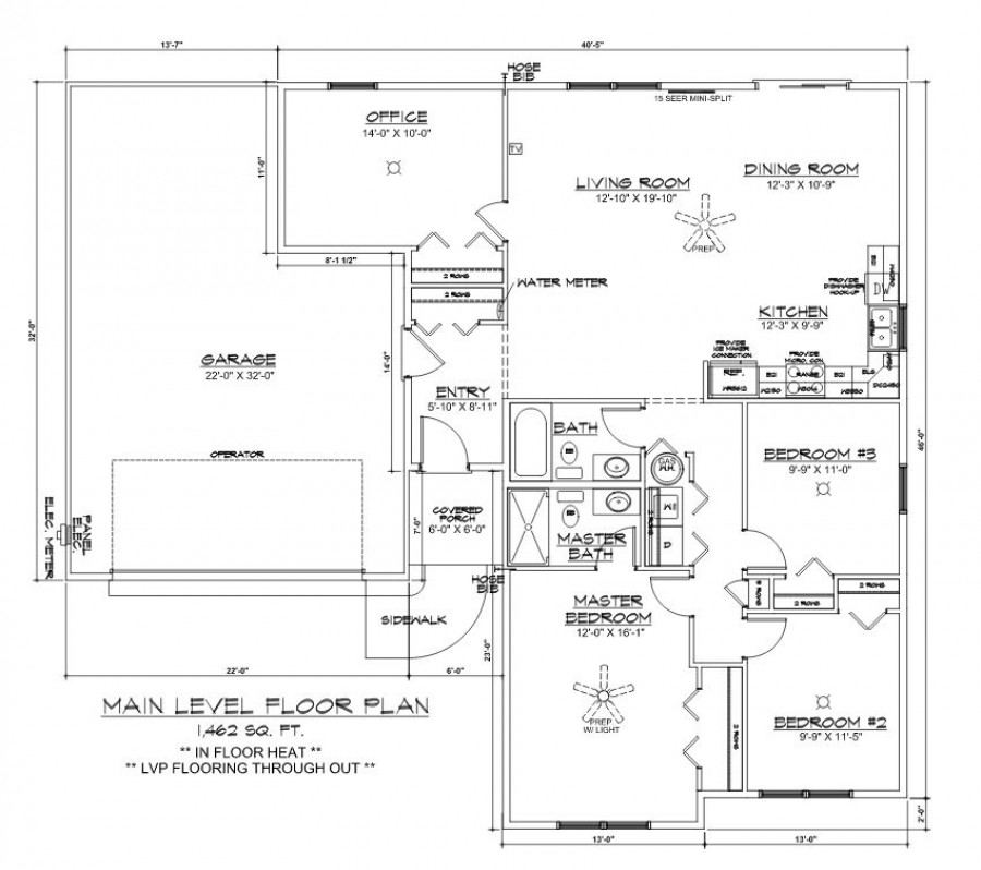 Woodbury Estates Lot 44 Floor Plan